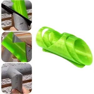 3pcs Foam Pipe Cutter Tool 3 Models Three-Tube Insulation Cutting Fixture for 15mm 22mm 28mm Pipe Insulation Home Industrial Commercial Use (Green)
