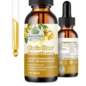 Cat’s Claw 10X Extract Tincture – Organic Uncaria Tomentosa Liquid Drops – Immune & Joint Wellness Support