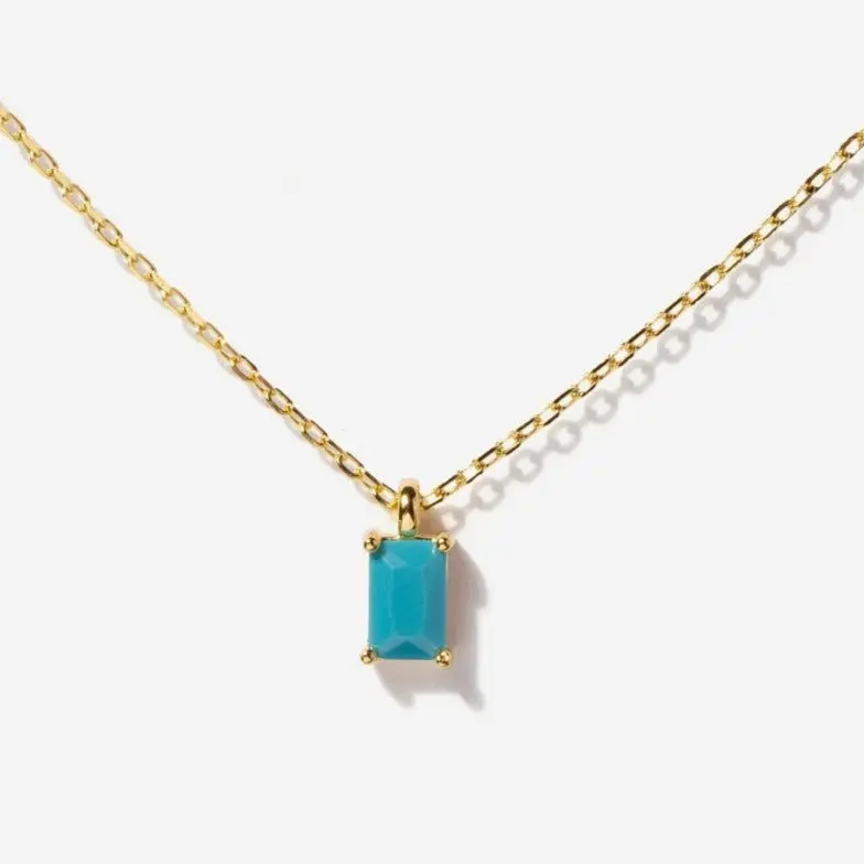 Birthstone Turquoise Necklace - December