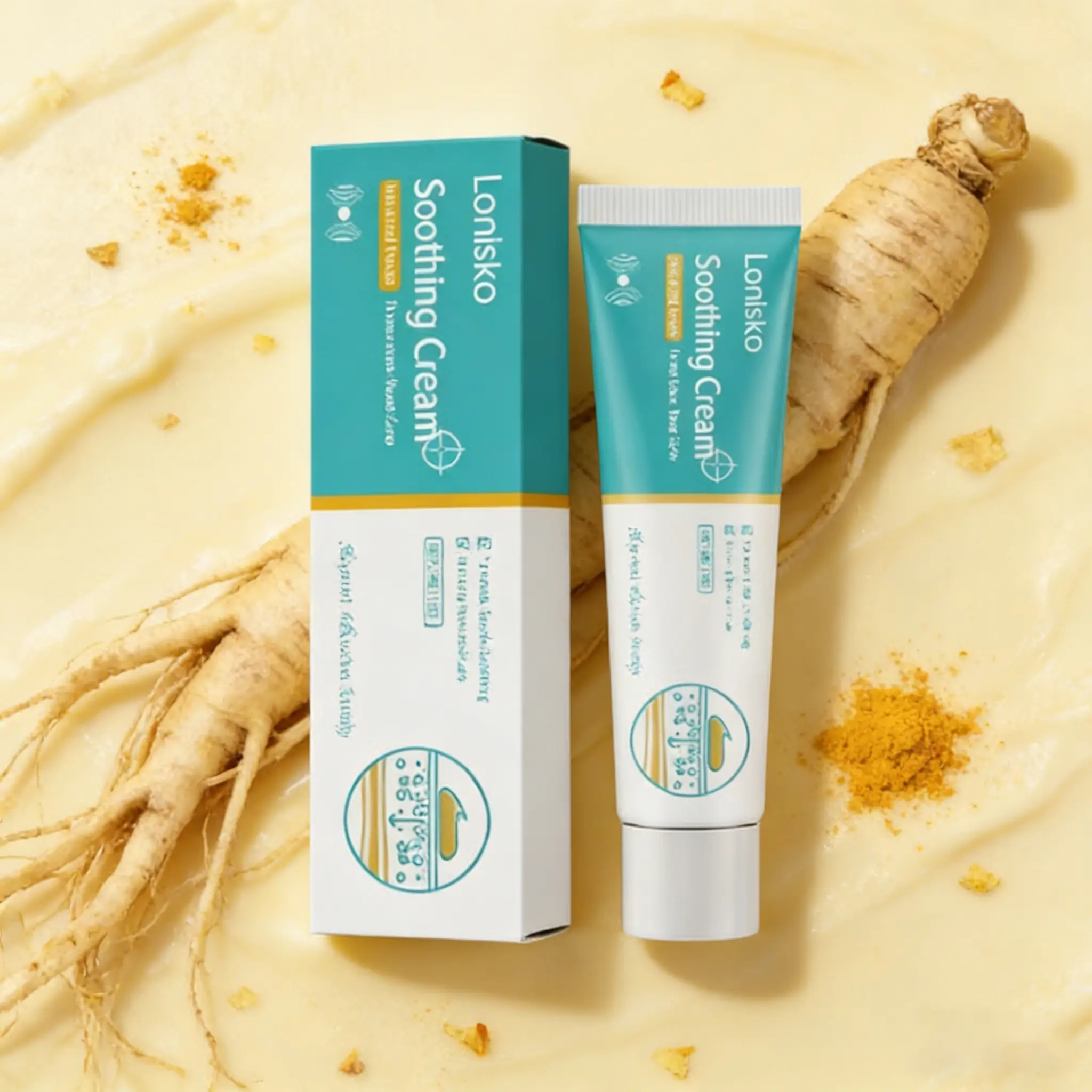 Herbal Varicose Veins Relief Cream 30g, Laniska Soothing Massage Cream 1, Relieve Pain Swelling, Repair Vein Discomfort, External Body Skin Care Lotion