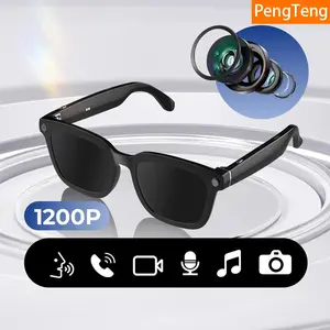 Al multifunctional Bluetooth glasses, Smart Glasses Camera, 800w HD camera+1080P video recording, image recognition, language translation, automatic image optimization, dual-mode transmission(Bluetooth+WIFI dual input), capturing beautiful moments