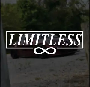 Limitless - OIL SLICK Vinyl Decal | JDM Japanese Banner Street Racing Turbo Funny Drift Decal