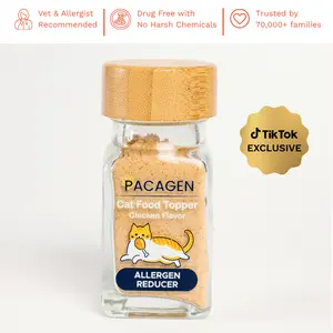 Cat Food Topper - Chicken Flavor - Removes 98% of Active Cat Allergens - Allergist Recommended