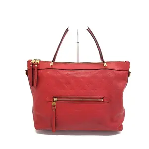 Pre-owned Louis Vuitton Embossed leather Shoulder Bags bastille Red Good S012260225129