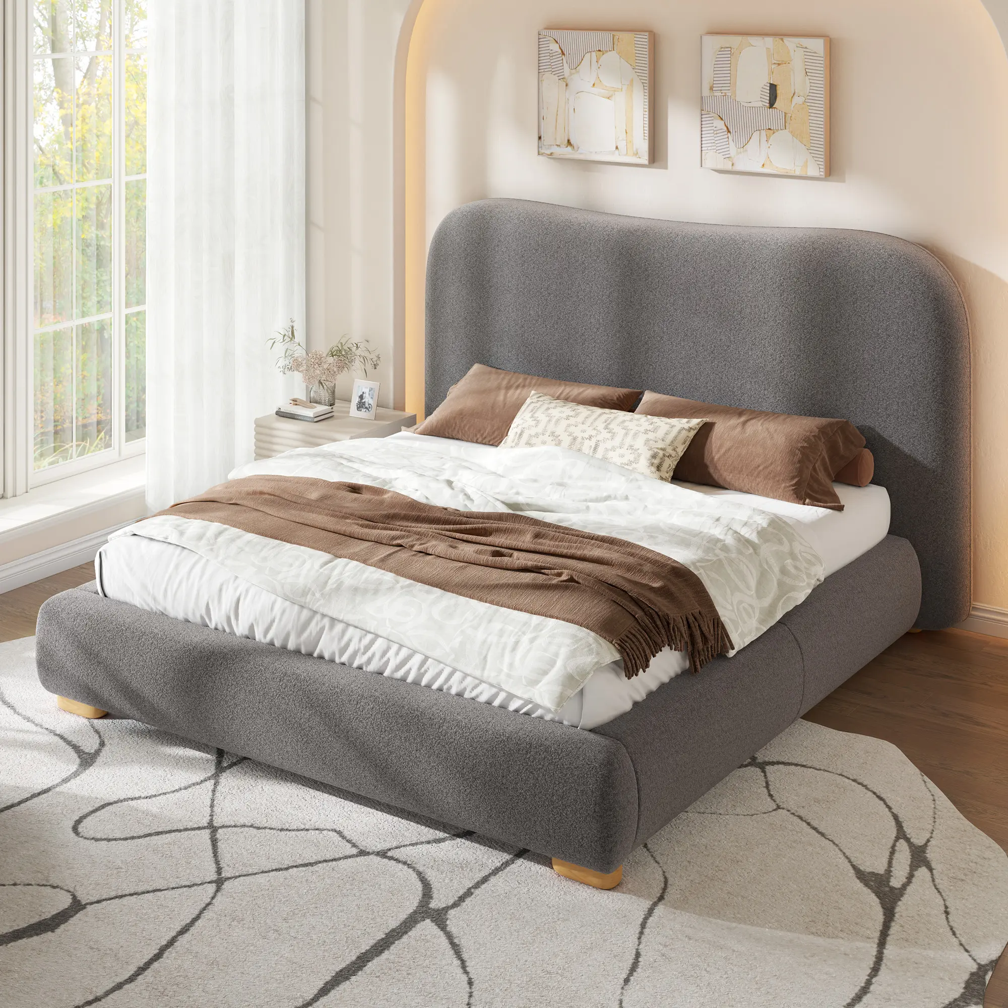 Chenille-Dark Grey
