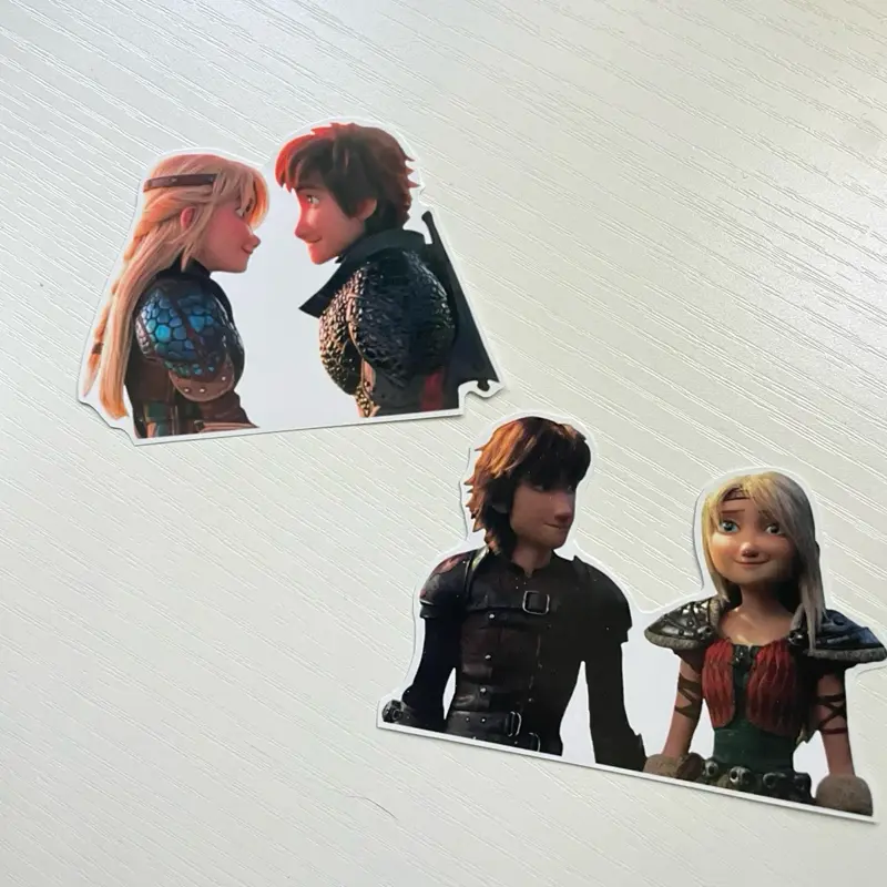 Hiccup and Astrid Stickers
