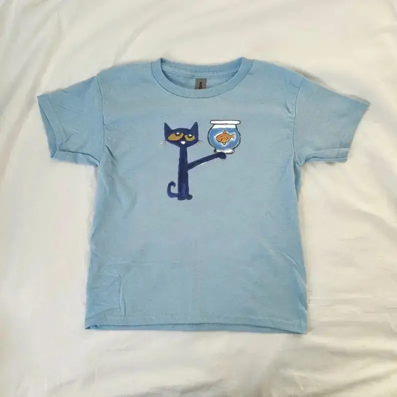 Pete Baby Tee, Vintage Fishbowl AHS Style 90s Y2K Pinterest Childhood Aesthetic Retro Graphic Top Baby Tee