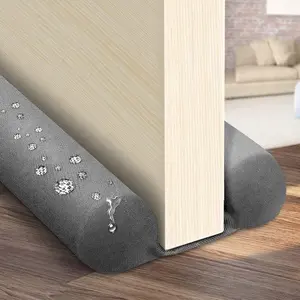 Door Draft Stopper Adjustable Size 30" to 36" Weather Stripping Noise Blocker Window Breeze Blocker
