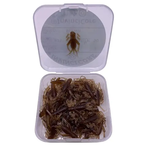 Invinci Core Cricket (Crik It) .875” - Fishing Lure - Crappie, Bass, Trout, artificial Panfish fishing bait soft plastic