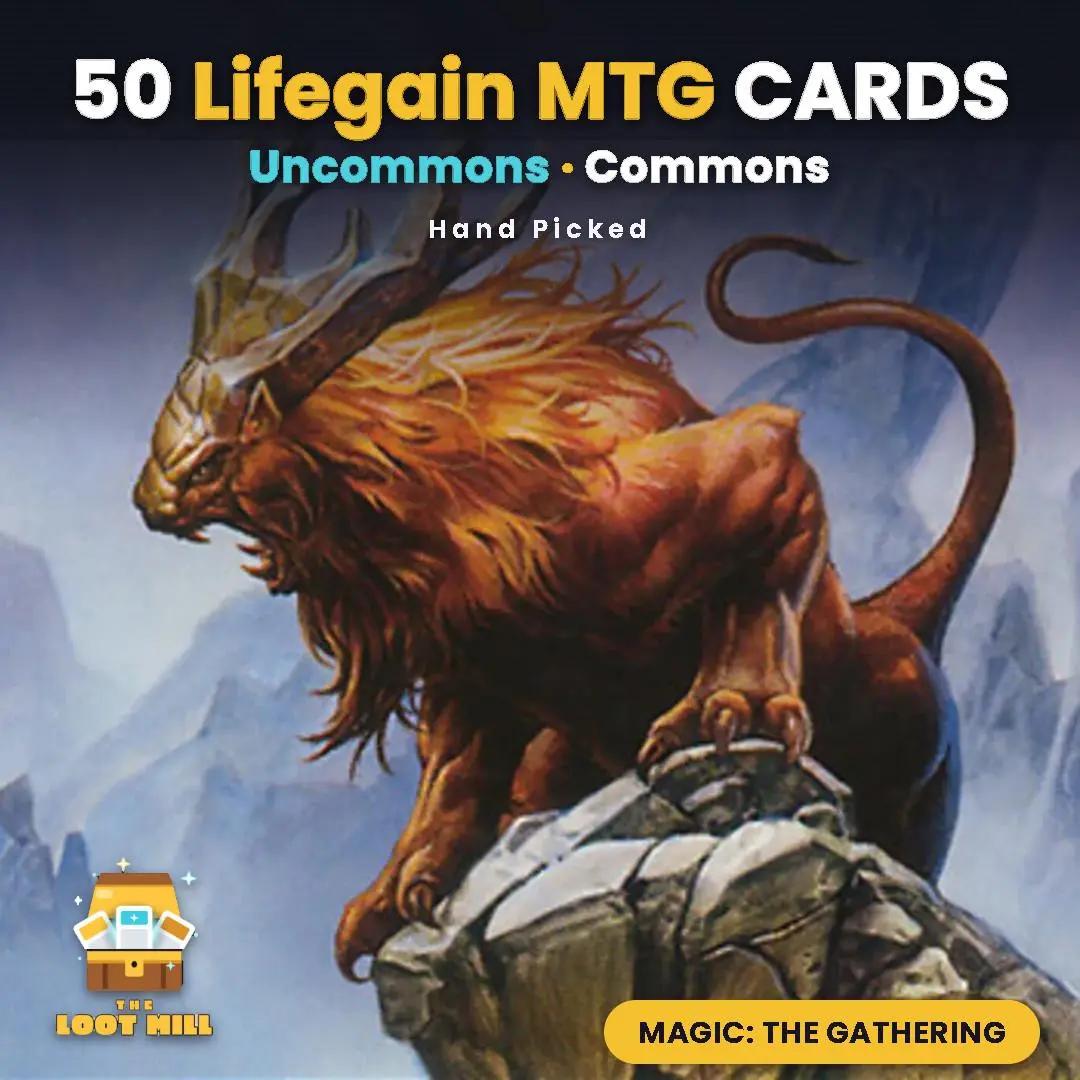 MTG Lifegain Lot – 50 Life Gain & Soul Sisters Cards – EDH Commander Deck Building