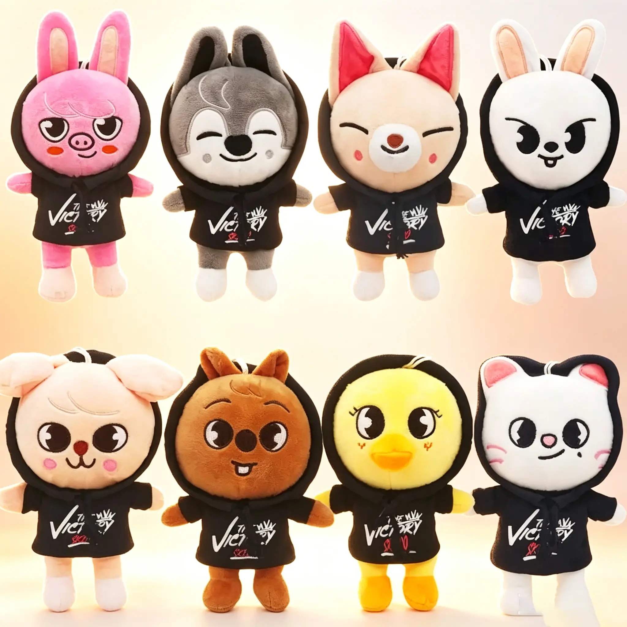 Soft Plush Doll Stuffed Animal Figure, Cute Collectible Plushies for Fans & Friends, Ideal Birthday Gift Toy for Kids