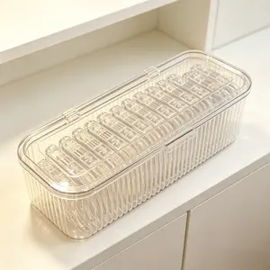 15-Piece Portable Jewelry Storage Box, Dust-Proof Bead Organizer, Partitioned for Bracelets, Necklaces, Travel & Home Essential