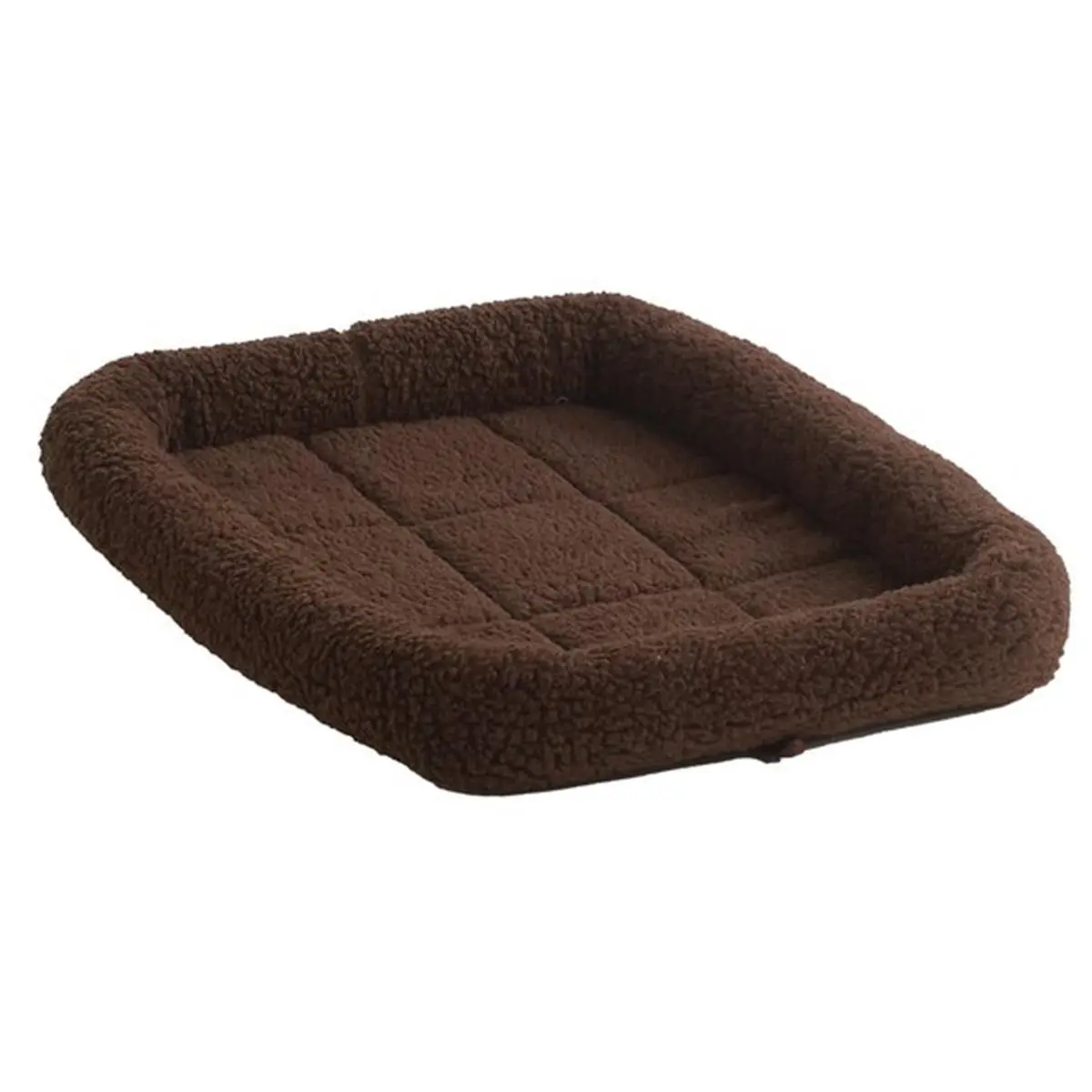 212 MAIN Small Chocolate Poly Fleece Bedding Bed with Cushioned Pad, Indoor Furniture Bed, Model 405060724