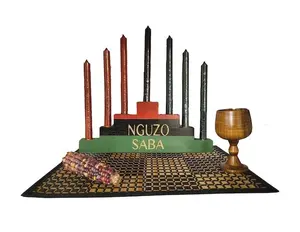PanAfrican Flag Kwanzaa Celebration Set Marcus Garvey Design