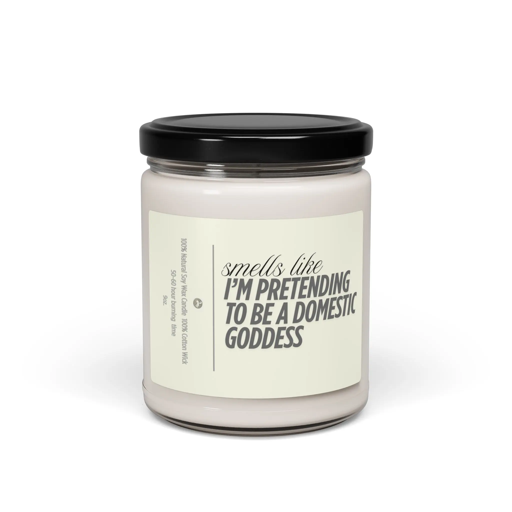 Domestic Goddess | Smells Like Candle, Mental Health Candle, Spring Cleaning Candle, ADHD Gift, Funny Gift, Goddess Candle, Home Decor