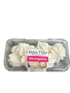Don Tito Merenguitos - Cuban Meringues Cookies- Light & Airy Sweet Treats, 15 Pieces, 6.5 oz, Perfect for Snacking