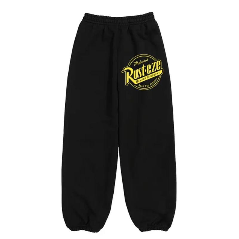 Graphic Rusteze Cars Sweatpants, Rust Racer Sweatpants, Vintage Racing Joggers, Lightning Vibes Sweatpants, Streetwear Race Pants, Speed Legend, 90s Race Aesthetic Pants, motorsport pants