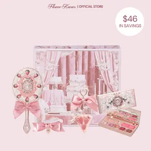 Flower Knows Berry Enchanted Garden Set - Strawberry Cupid Collection Eye Makeup Set, With Mirror, Hair Clip and Solid Perfume, Longlasting, High Pigment, Best Gift For Holiday Flower Knows Berry Enchanted Garden Set - Strawberry Cupid Collection Eye Makeup Set, With Mirror, Hair Clip and Solid Perfume, Longlasting, High Pigment, Best Gift For Holiday