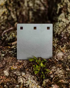 8″ Multi-use Square Outdoor AR500 Steel Gong Target - 3 Holes