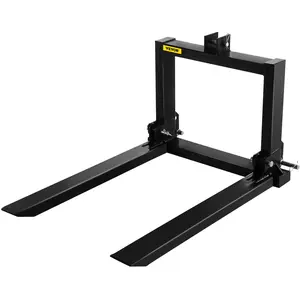 VEVOR 3 Point Hitch Pallet Fork 2000lbs, Summervibes,Summervibes, Fork Attachment for Category 1 Tractor, 25.5\'\'x22\'\'x41\'\', Steel Tractor Heavy Equipment Attachment, for Tractor, Skid Steer Loader