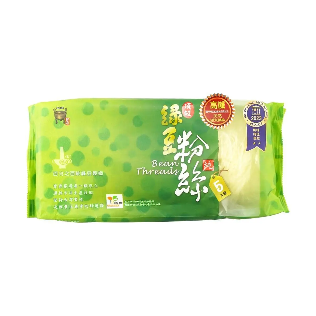 BAODING Premium Mung Bean Vermicelli Noodles 180g - Authentic Taiwanese Style Glass Noodles for Stir-Fries, Soups & Hot Pot
