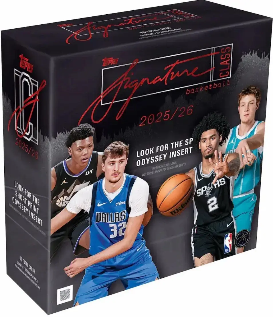 NBA Signature Class 2025-2026 Mega Box Factory Sealed ( 80 cards )