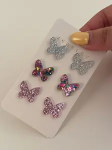 Butterfly Design Earrings, Fashionable Jewelry for Women & Girls, Trendy All-match & Exquisite Jewelry for Birthday Gift