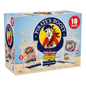 Aged White Cheddar and Cheddar Blast Gluten-Free Cheese Puffs Variety Pack, Kids Snacks, 0.5oz and 0.75oz (18ct)