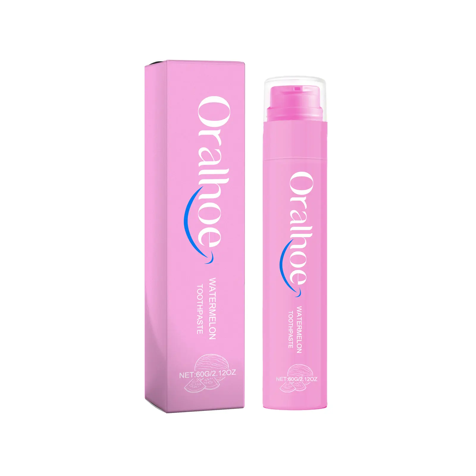 Oralhoe Watermelon Toothpaste, Multi-Flavor Teeth Clean Teeth Yellow Tartar Fresh Breath Beautiful Teeth Repair Restore