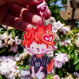 2 Ops Haikyuu BeanieBby Charm (Hinata and Kageyama) - Acrylic Keychains