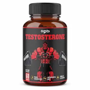 agobi Testosterone Supplement for Men - 11 Herbs - Ashwagandha, Tribulus, Ginseng & More - 60 Capsules for 1 Month