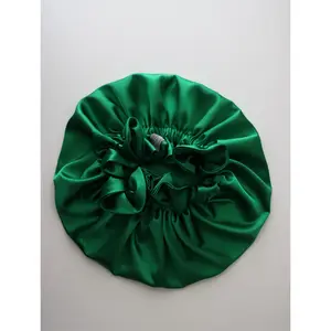 Emerald Ruffle Bonnet for Women - Fashion Hair Accessory