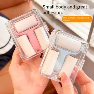 Pet Hair Remover Set with 3 Replacement Rollers, Super Sticky Lint Roller for Clothes Carpet Car Seats, Dust Removal Tool