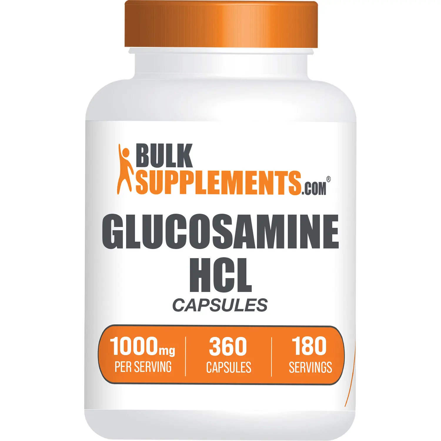 BulkSupplements Glucosamine HCl Capsules - Dietary Joint Health Support - 1000mg per Serving - 360 Capsules BulkSupplements Glucosamine HCl Capsules - Dietary Joint Health Support - 1000mg per Serving - 360 Capsules