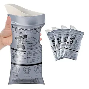 Moodooy Disposable Emergency Urinal Bags, Portable Camping and Travel Pee Bags, Portable Travel Toilet, Traffic Jam Urine Bags and Vomit Bags for Men, Women and Kids
