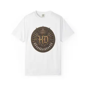 Heraldic Crown Emblem T-shirt | Vintage Monogram HD Medallion