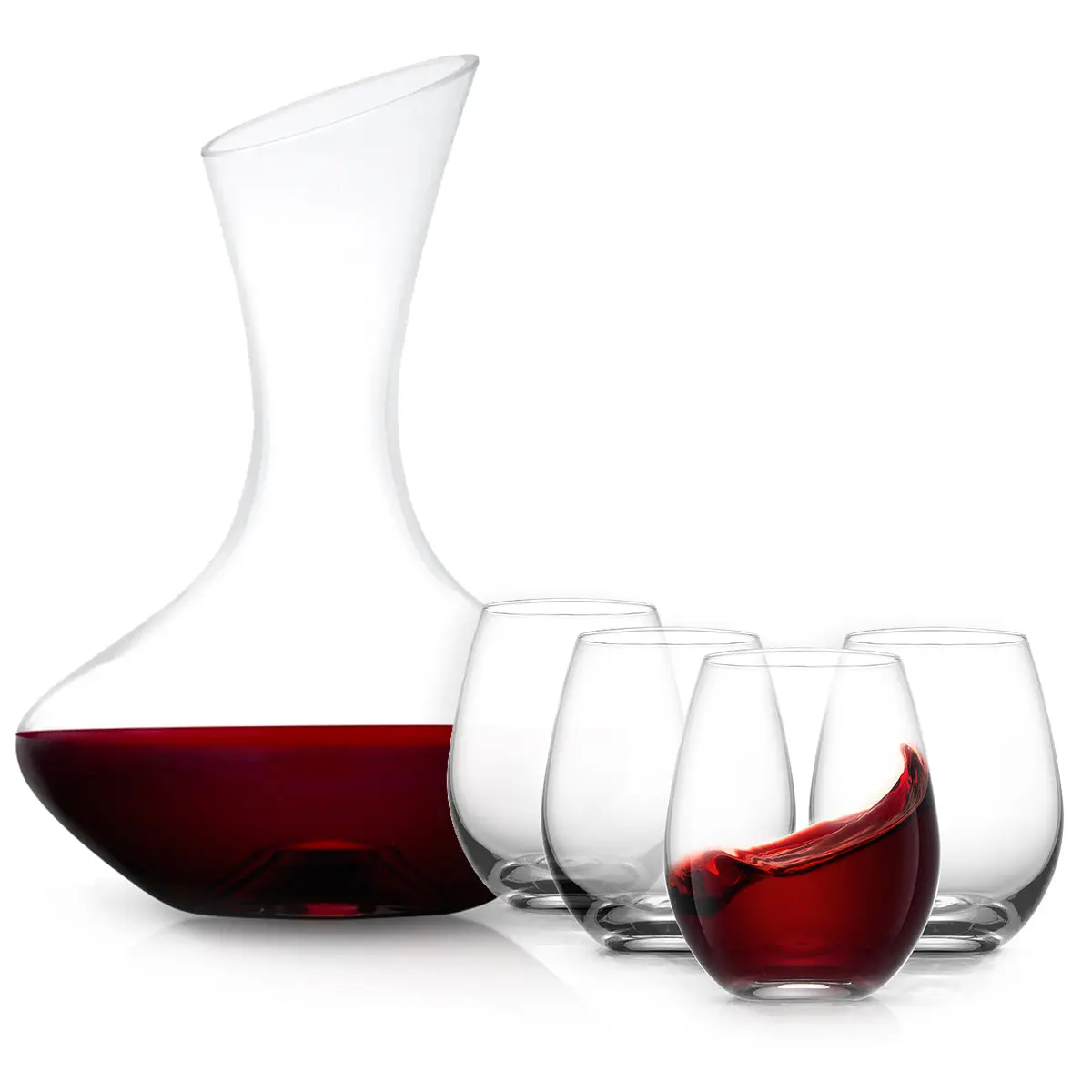 Lancia Crystal Wine Decanter Set Lancia Crystal Wine Decanter Set