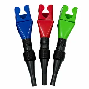 3 Counts Automotive Funnel Set Retractable with Flexible Hose & Filter Anti-Spill Oil Change Tool for Oil, Coolant, Gasoline Cars Motorcycles & Engines Multi-Use Fluid Transfer Kit