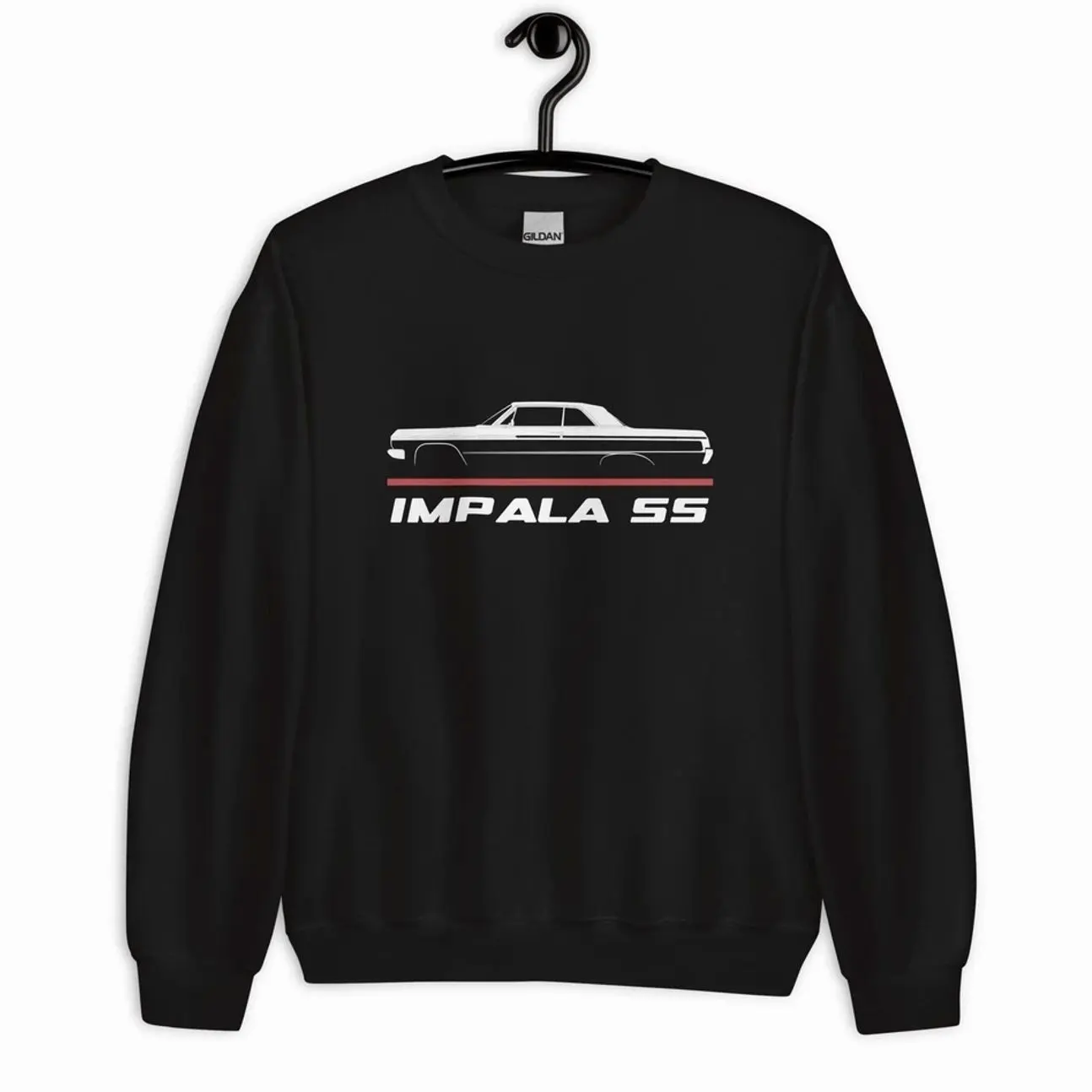 Vintage Classic Impala SS 1964 Car Owners Birthday Gift Silhouette Unisex T-Shirt Sweatshirt Hoodie, Gift for Car Lovers
