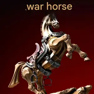 Hero war horse movable joint dragon horse legendary mount for your collection