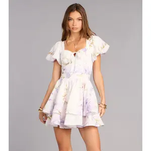 Day Date Floral Mini Dress