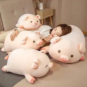 Cute Pig Plush Toy, Soft Stuffed Animal Doll, Perfect Gift for Kids, Cozy Bed Pillow Companion, Adorable Sleep Buddy, Soft Cuddly Gift