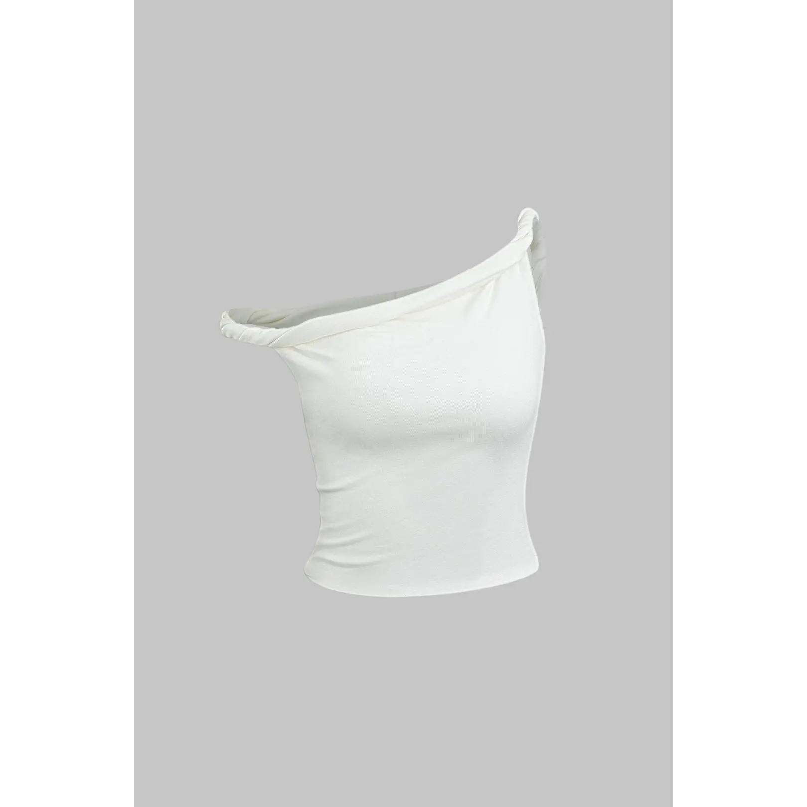 Basic Asymmetrical Twist Sleeveless Top