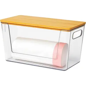 Trash Bag Dispenser & Trash Bag Holder - Under Sink Organizer for Kitchen Storage, Pantry & Laundry Room Organization Essentials