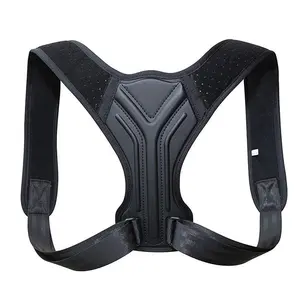 [New Model] Curved Back Correction Belt Breathable Adjustable Shoulder Height Posture Corrector for Men Women Hunchback Aligner