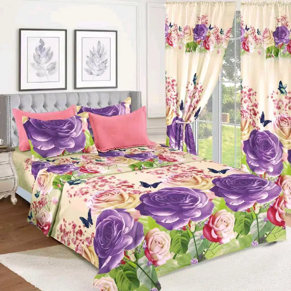 Priscilla Floral 8-Piece Bedding Set
