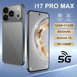 I17ProMax A17 PRO MAX 5G Cellphone 7.3Inch Facial Recognition 12GB+512GB Unlocked