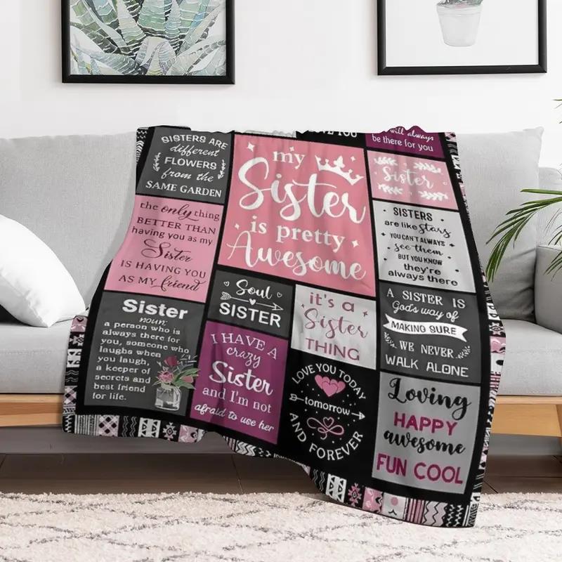 Perfect Sister Keepsake Flannel Blanket — thoughtful birthday gift from sister, bestie gift for girls and ladies, warm surprise for siblings, all-weather comfort, snuggly throw for living room Perfect Sister Keepsake Flannel Blanket — thoughtful birthday gift from sister, bestie gift for girls and ladies, warm surprise for siblings, all-weather comfort, snuggly throw for living room