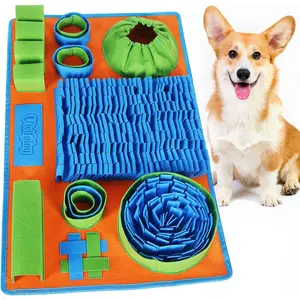 Snuffle Mat for Dogs, Interactive Dog Puzzle Toy for Boredom and Mental Stimulation, Enrichment Feeding Game Sniff Mat Helps Slow Eating and Keep Busy
