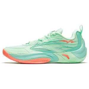 Anta Speed 1 V2 Men's Basketball Shoes – Fresh Lime Orange, Nitrogen Tech, Responsive Cushioning, Durable Outsole Verifiable, with credentials and supporting global authentication